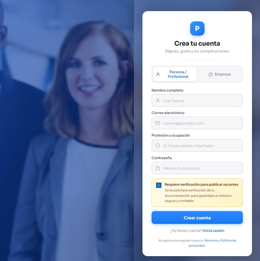 Inicio de sesión ProexLab